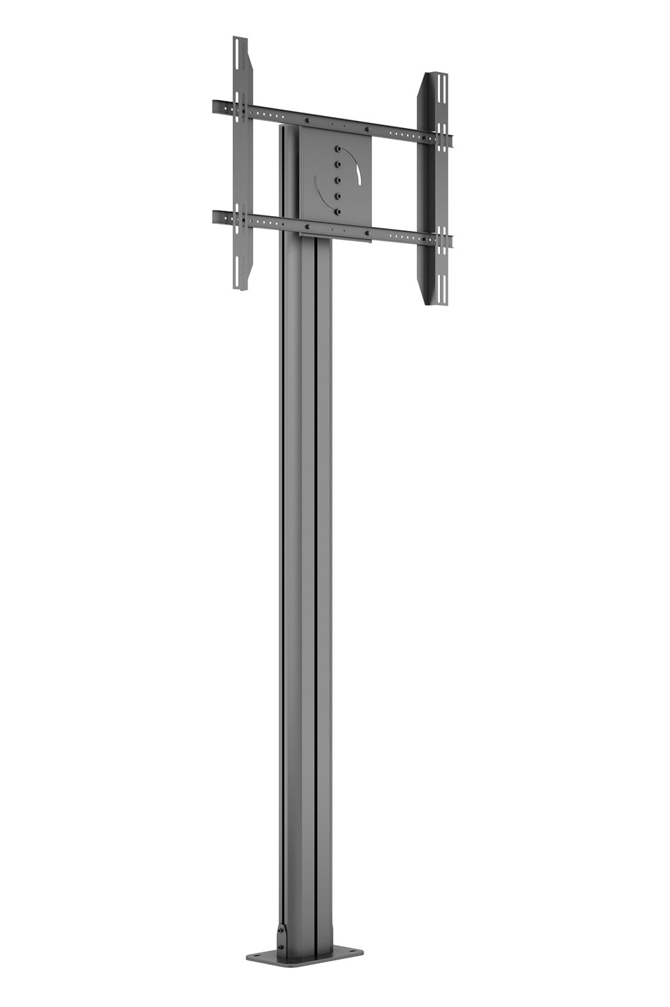 Public Display Stand 210 HD Single with Floormount [zwart]