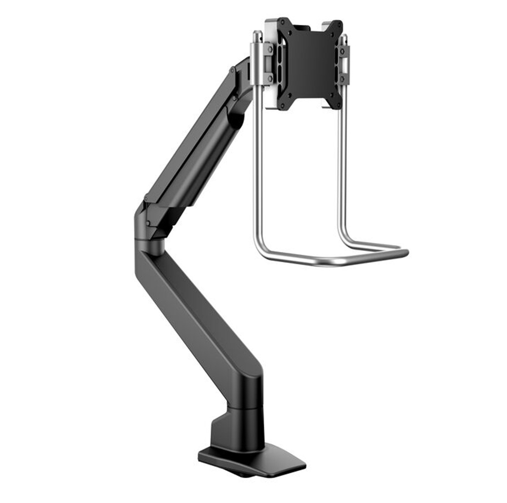Monitorsteun - VESA Gas Lift Arm Single met hendel  [zwart]