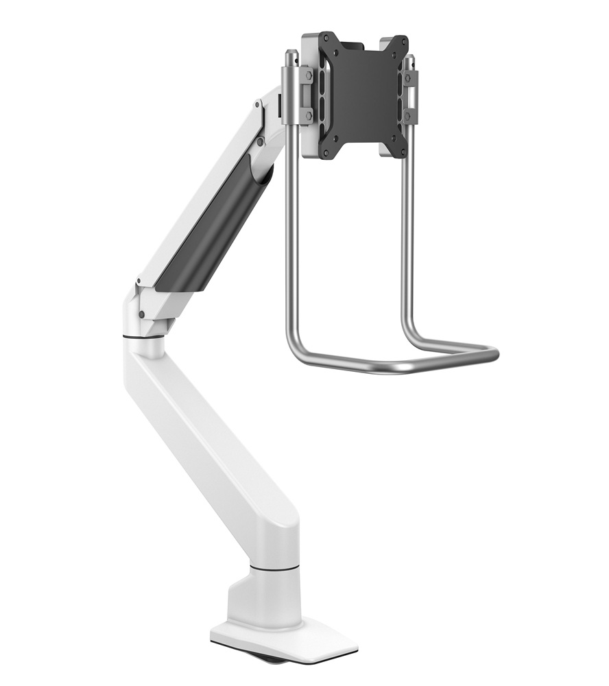 Monitorsteun - VESA Gas Lift Arm Single met hendel [wit]