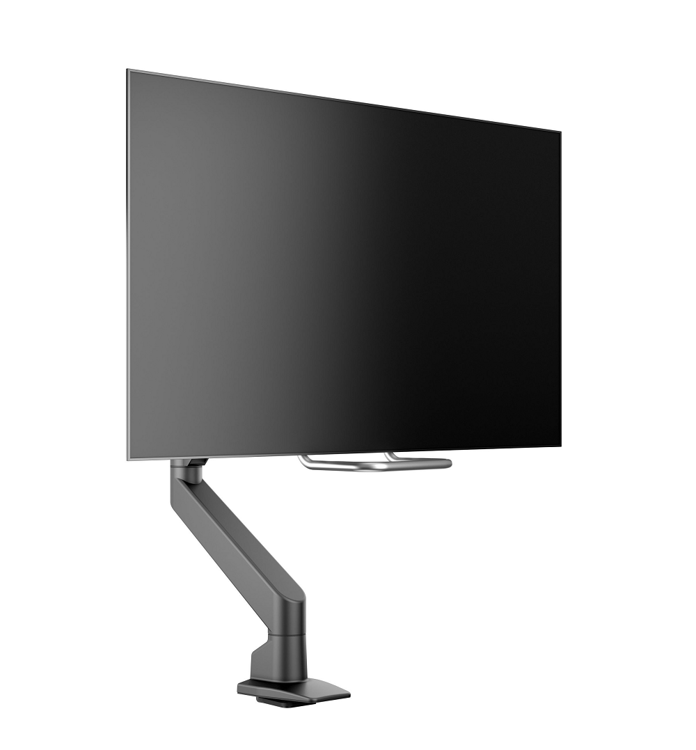 Monitorsteun - VESA Gas Lift Arm Single HD met hendel [zwart]