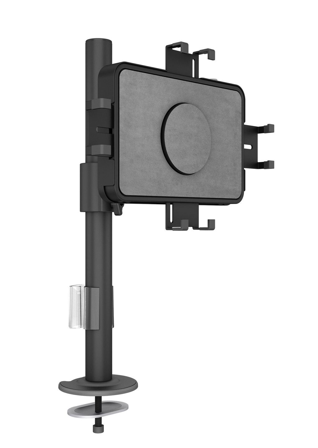 VESA Deskmount Single with Lockable Tablet Mount
