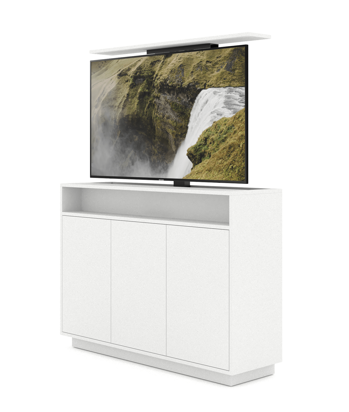 AV Kast met TV-Lift 55'' [wit]