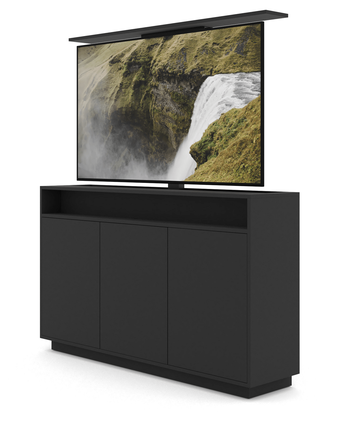 AV Kast met TV-Lift 65'' [zwart]