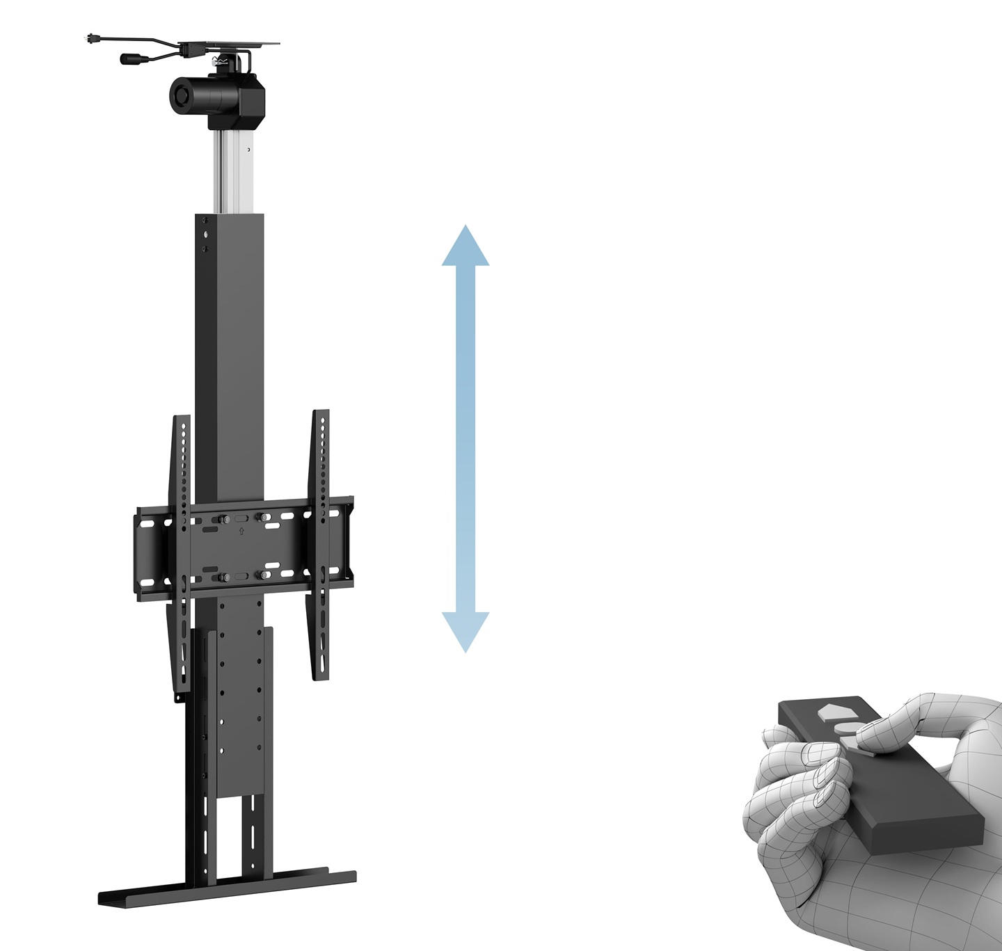 Motorized TV Lift Ceiling Drop Down