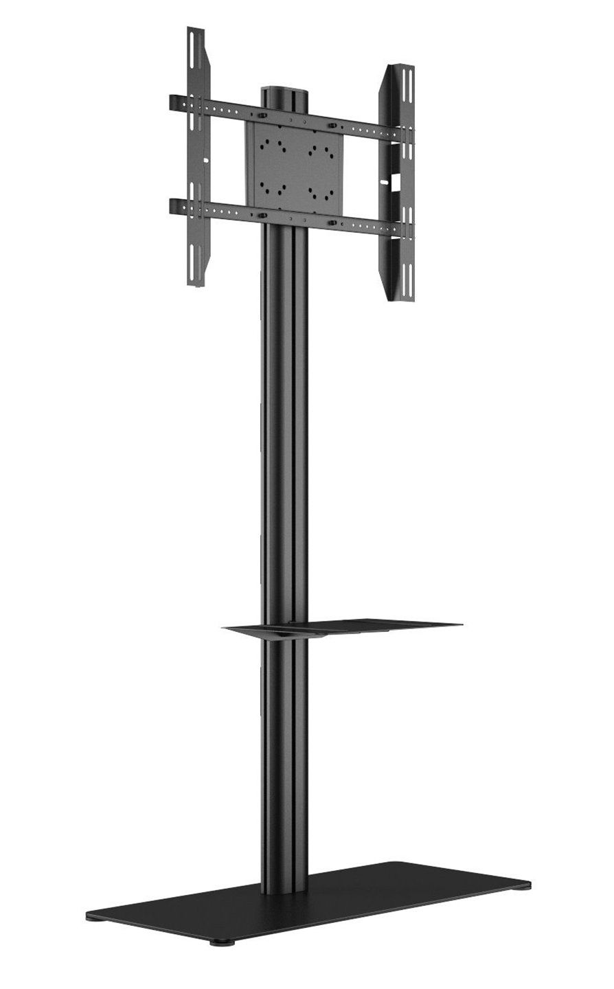 Display Stand 180 Single with Floorbase/Shelf [zwart]
