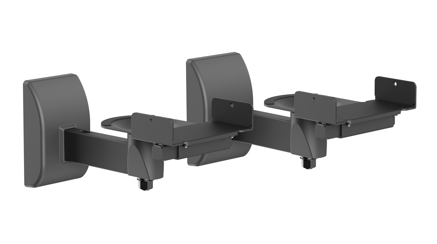 Universele Speakerbeugel Max 15kg [zwart] - [set van 2 stuks]