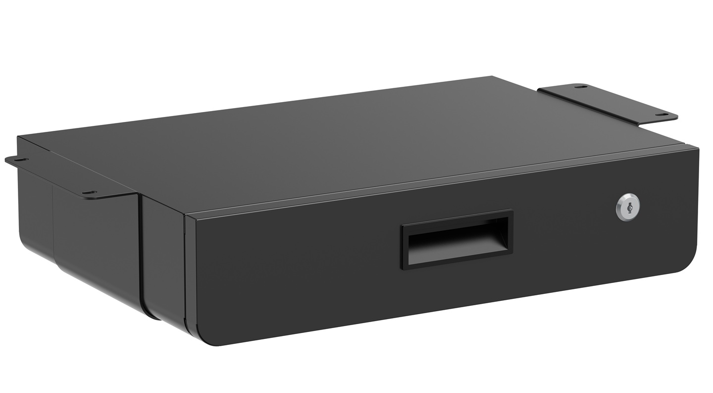 Under Desk Drawer Lockable [zwart]