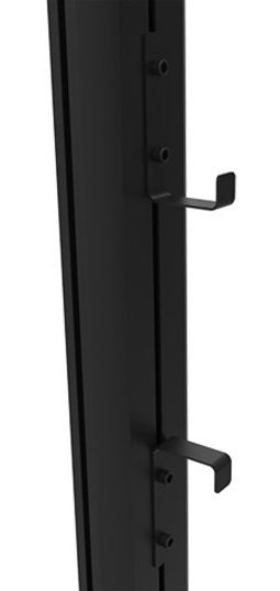 Public Display Stand Cable Hooks [zwart]