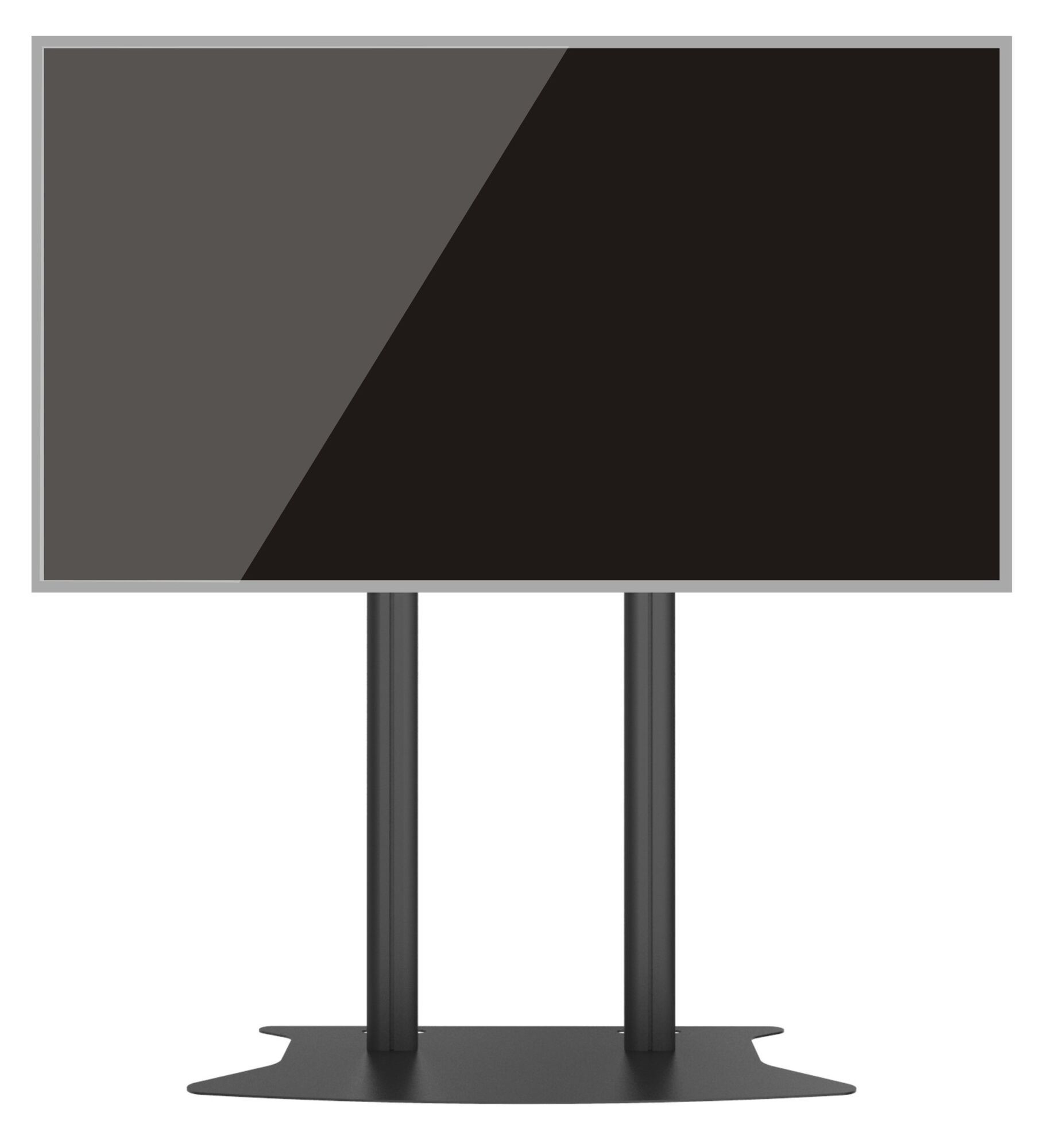 Public Display Stand 180 Dual Pillar Floorbase [black]