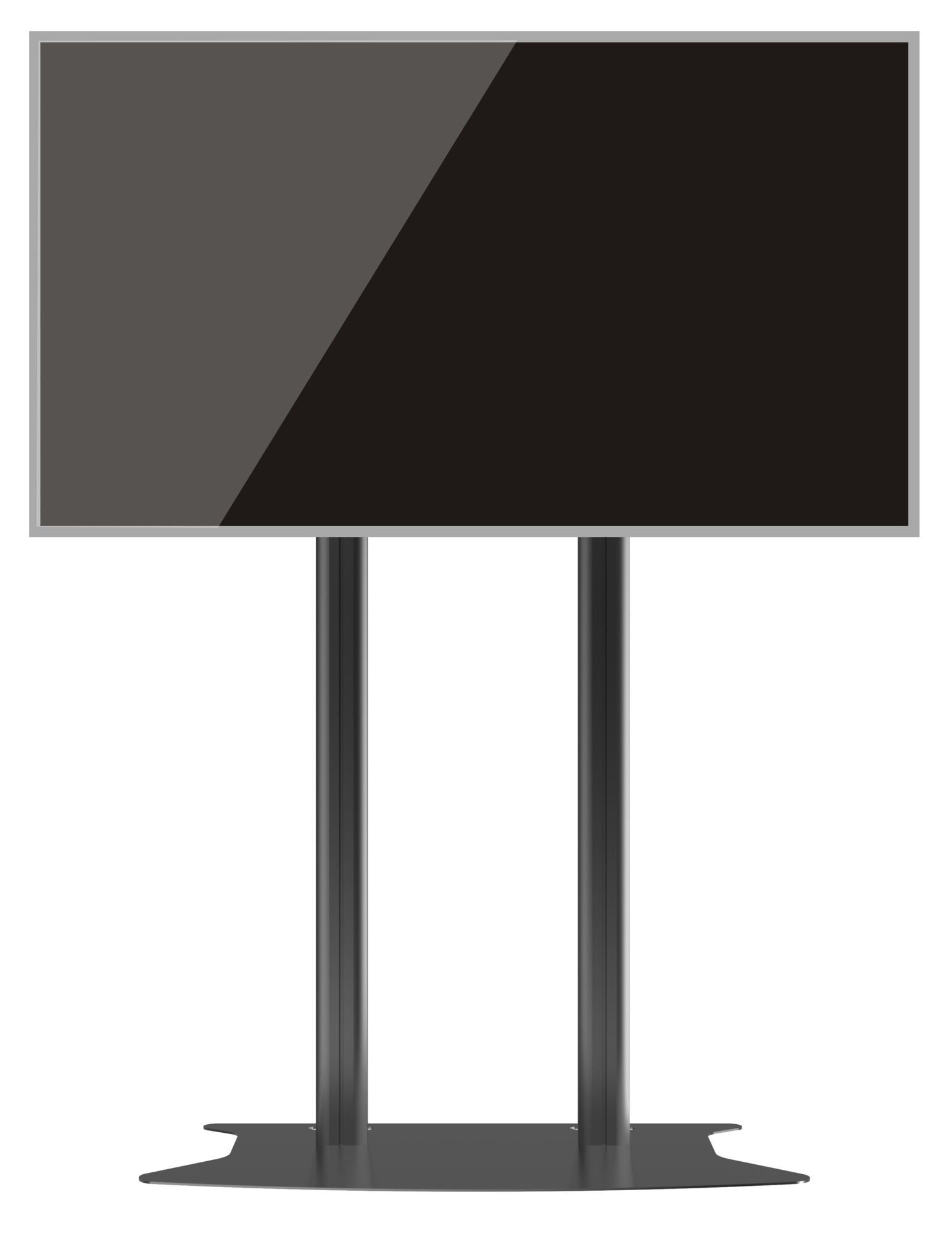 Public Display Stand 210 Doppelständer Floorbase [schwarz]