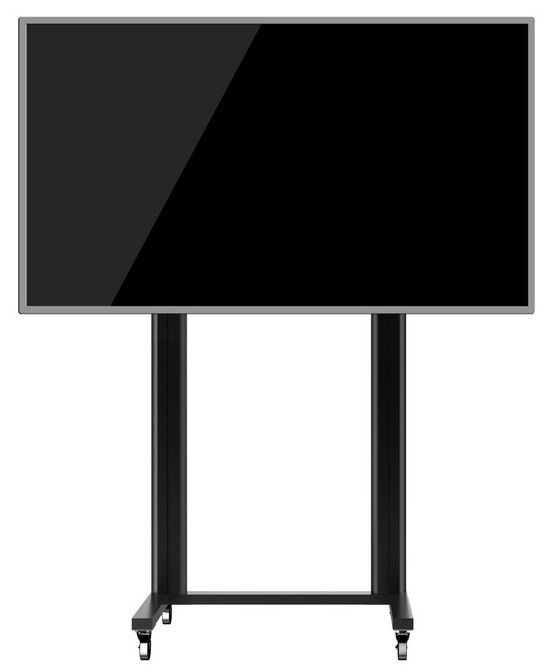 Public Display Stand 180 Doppelständer Wheelbase [schwarz]