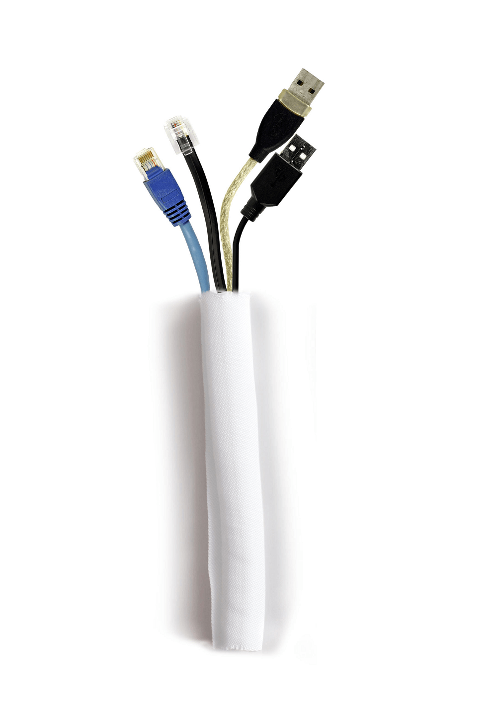 Universal Kabelsok Self Wrapping 25mm-25m [wit]