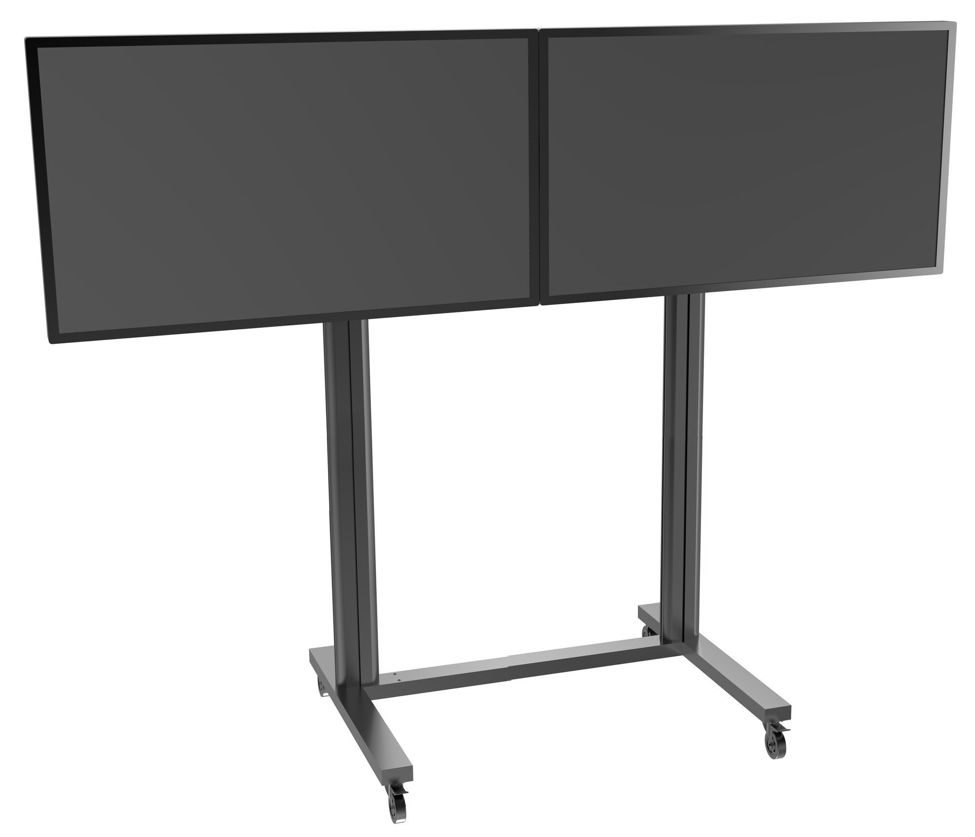 Public Display Stand 210 Dual Screen 50 -77'' [schwarz]