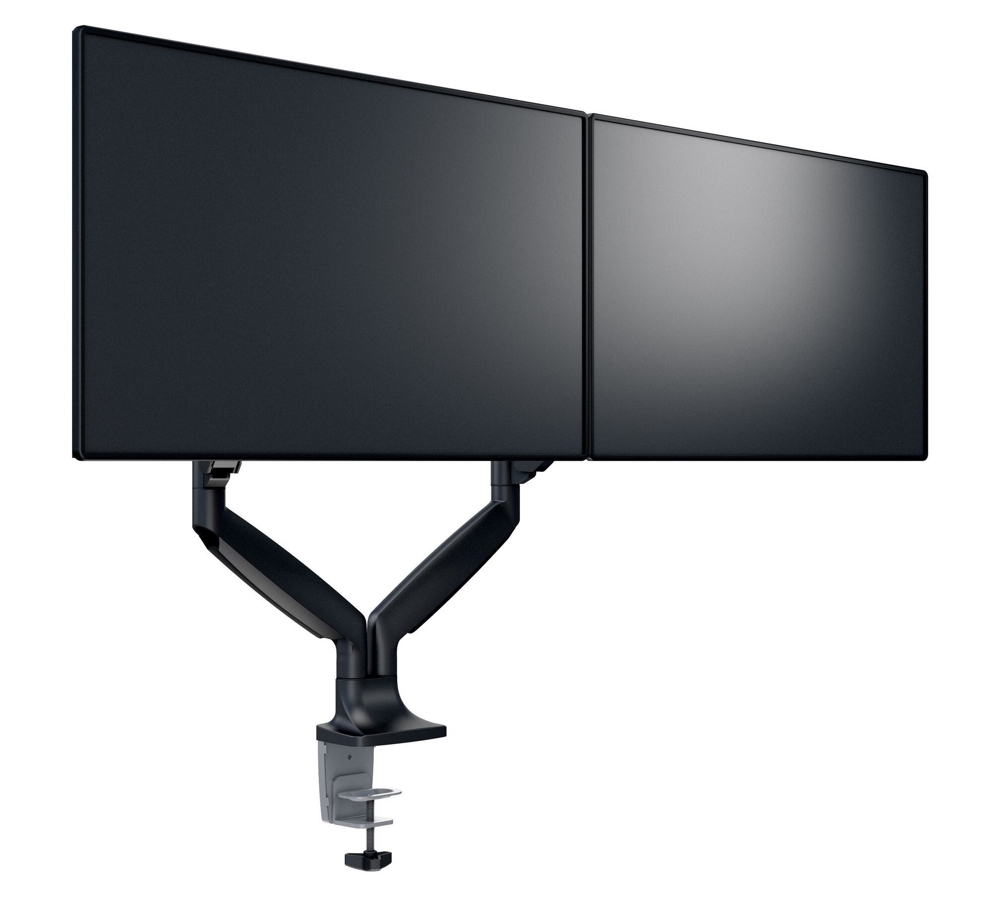 Monitorsteun - Deskmount Gas Spring Dual [zwart]