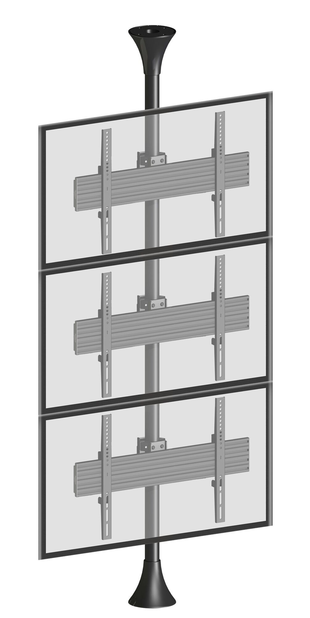 Pro Series - Floor to Ceiling Mount Pro 3U [zwart]