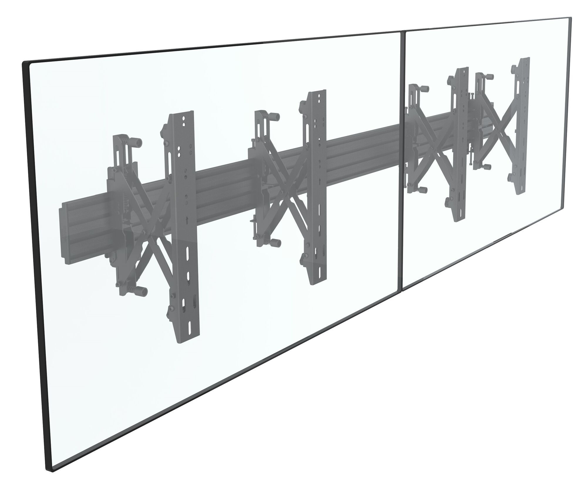 Pro Series - Wallmount Pro MBW2U Push In Pop Out [zwart]