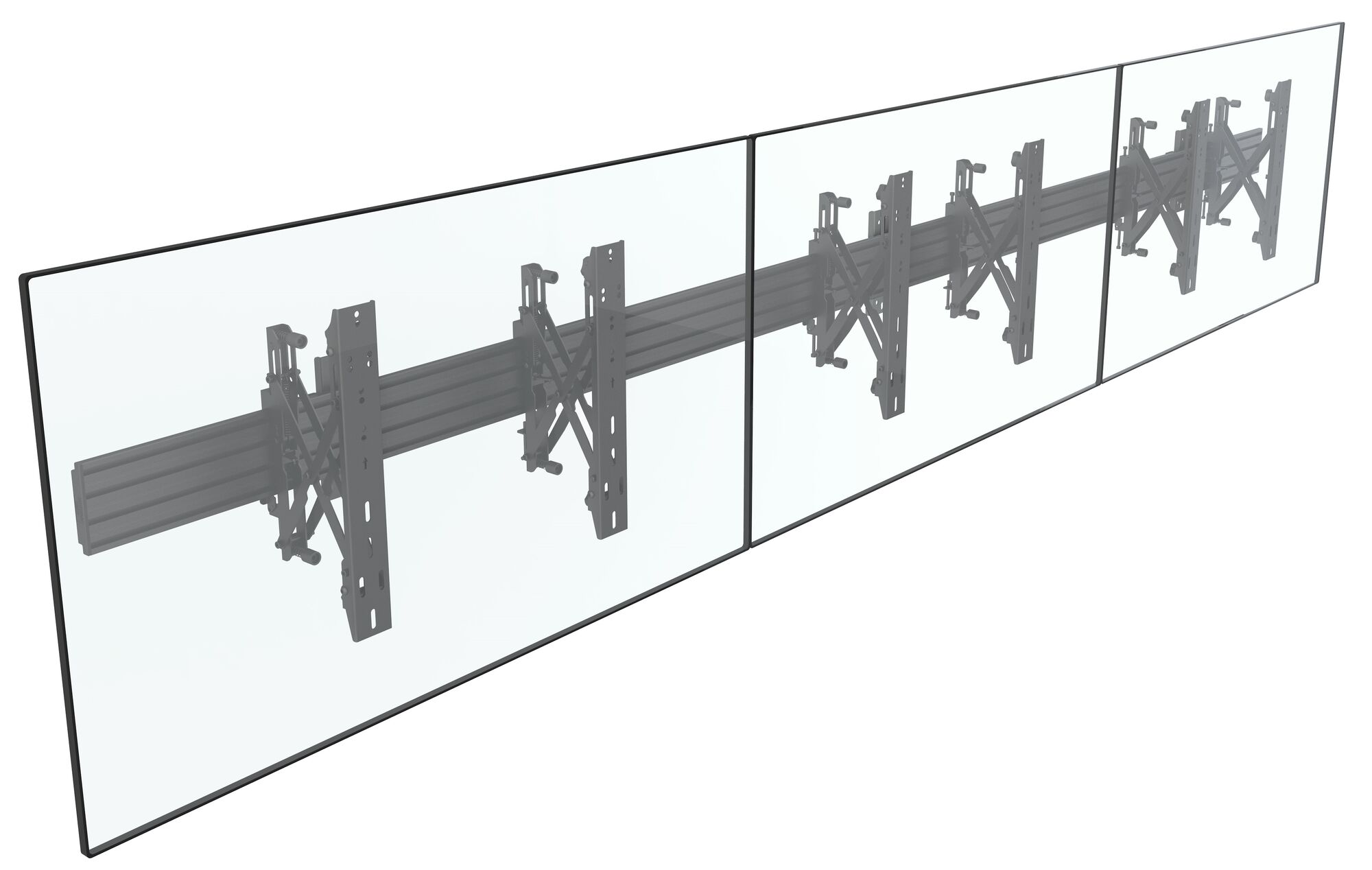 Pro Series - Wallmount Pro MBW3U Push In Pop Out [zwart]