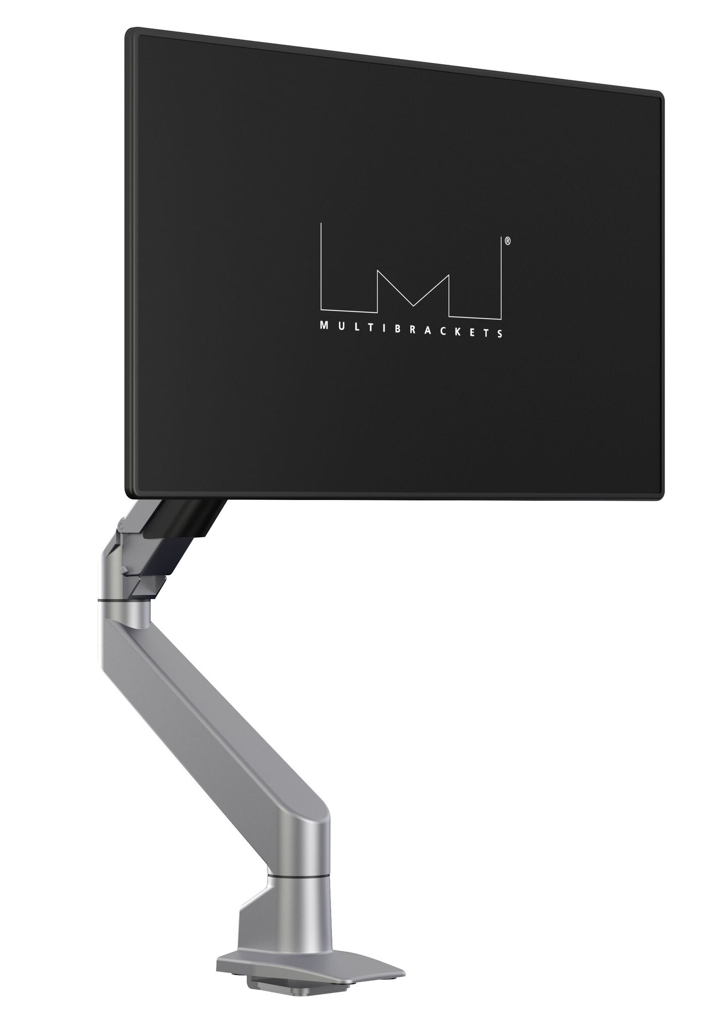 Monitorsteun - VESA Gas Lift Arm Single HD [zilver]