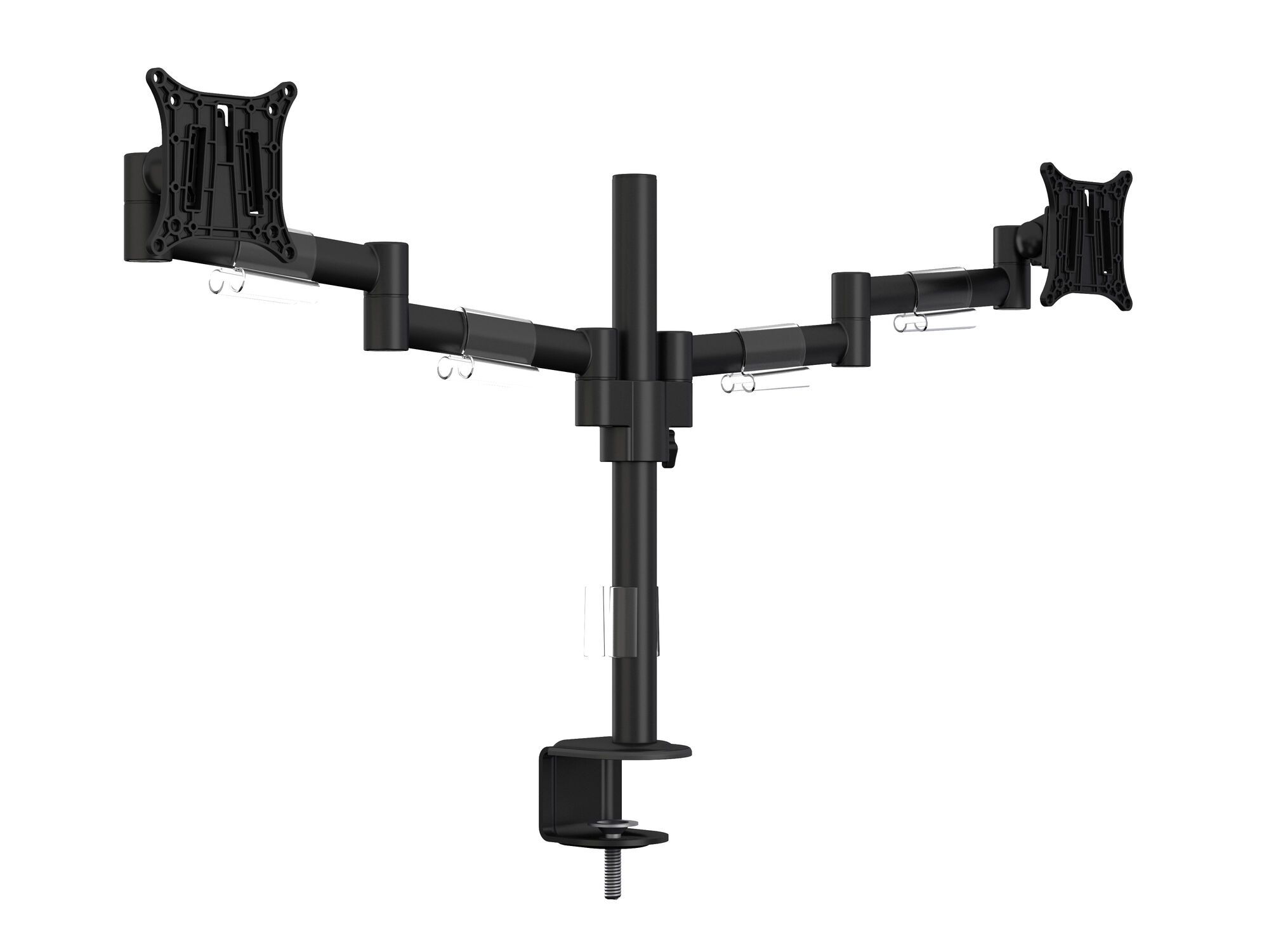 Monitorsteun - VESA Deskmount Officeline Dual [zwart]