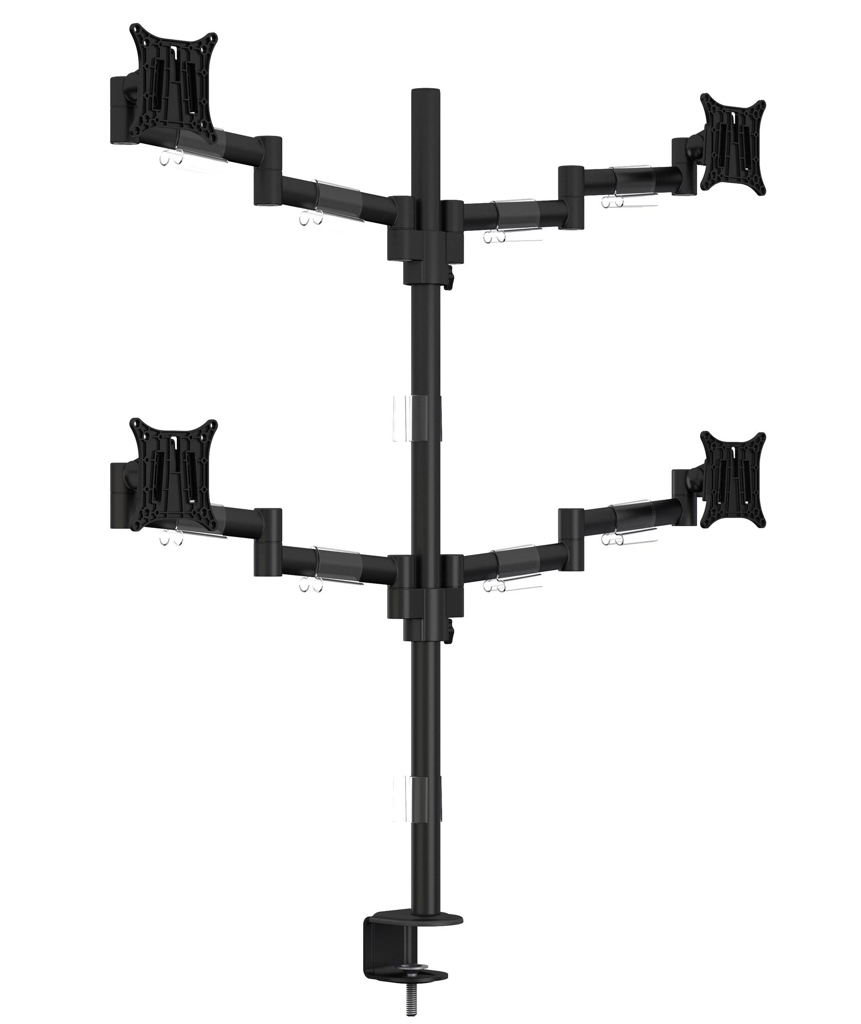 Monitorsteun - VESA Deskmount Officeline Quad [zwart]