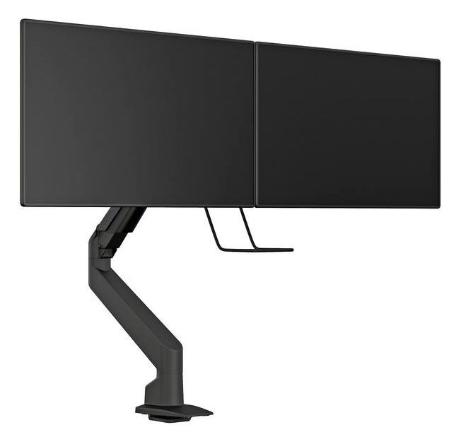 Monitorsteun - VESA Gas Lift Arm Single met Duo-Crossbar [zwart]