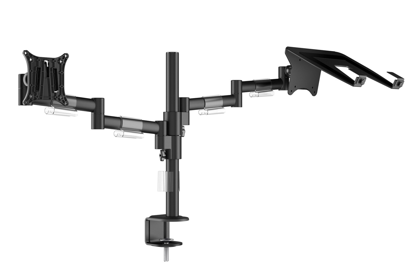VESA Deskmount Officeline Dual 2 Laptopholder [zwart]