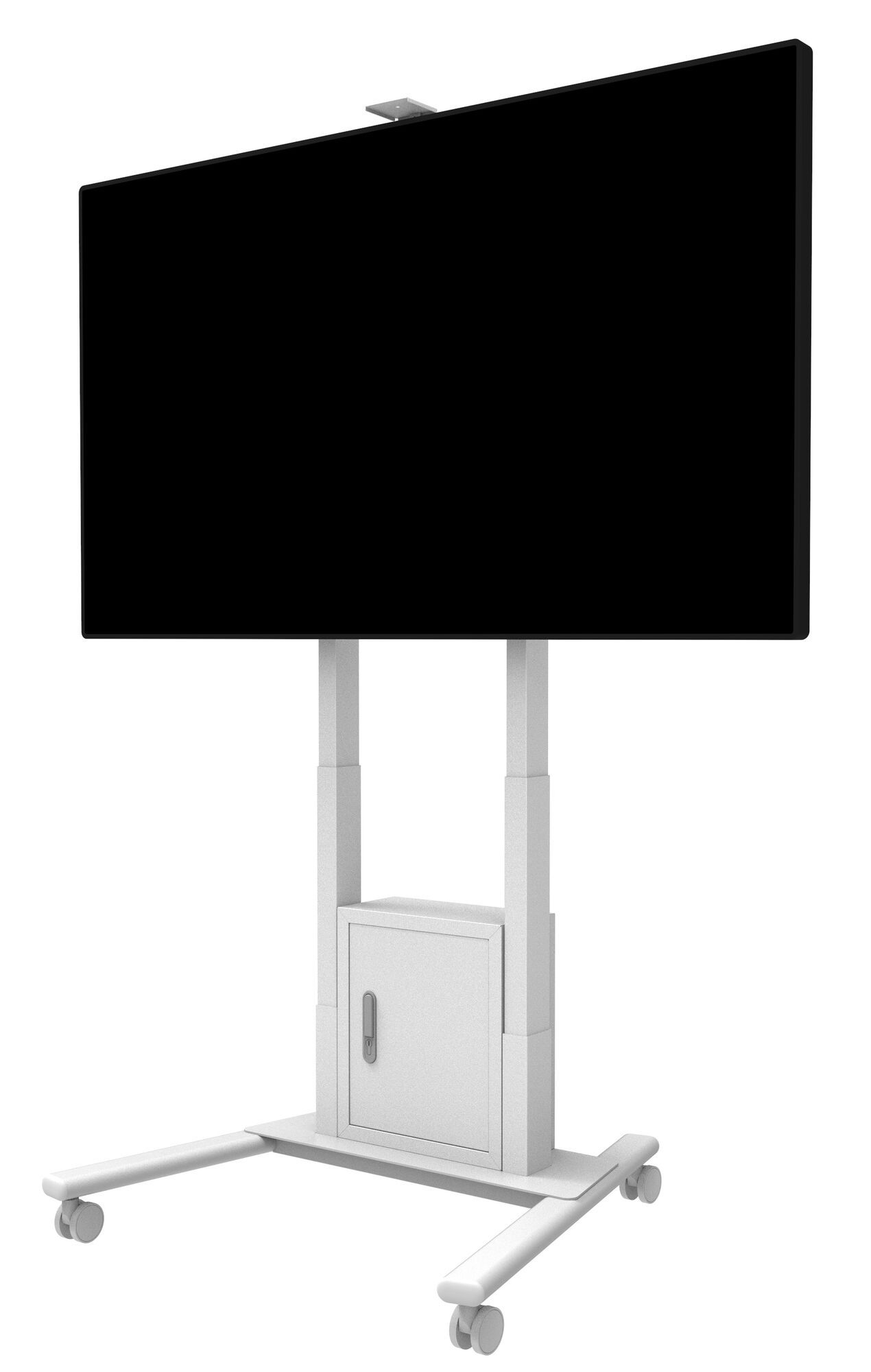 Motorized Floorstand Incl cabinet & camerashelf 120kg [wit]