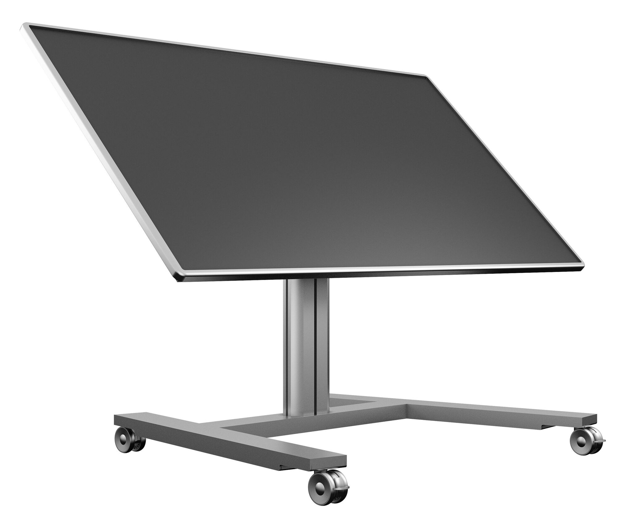 Public Display Stand 80 HD Wheelbase Single -  32-55'' [zilver]