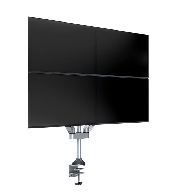 Monitorsteun - VESA Gas Lift Arm Quad [zilver]