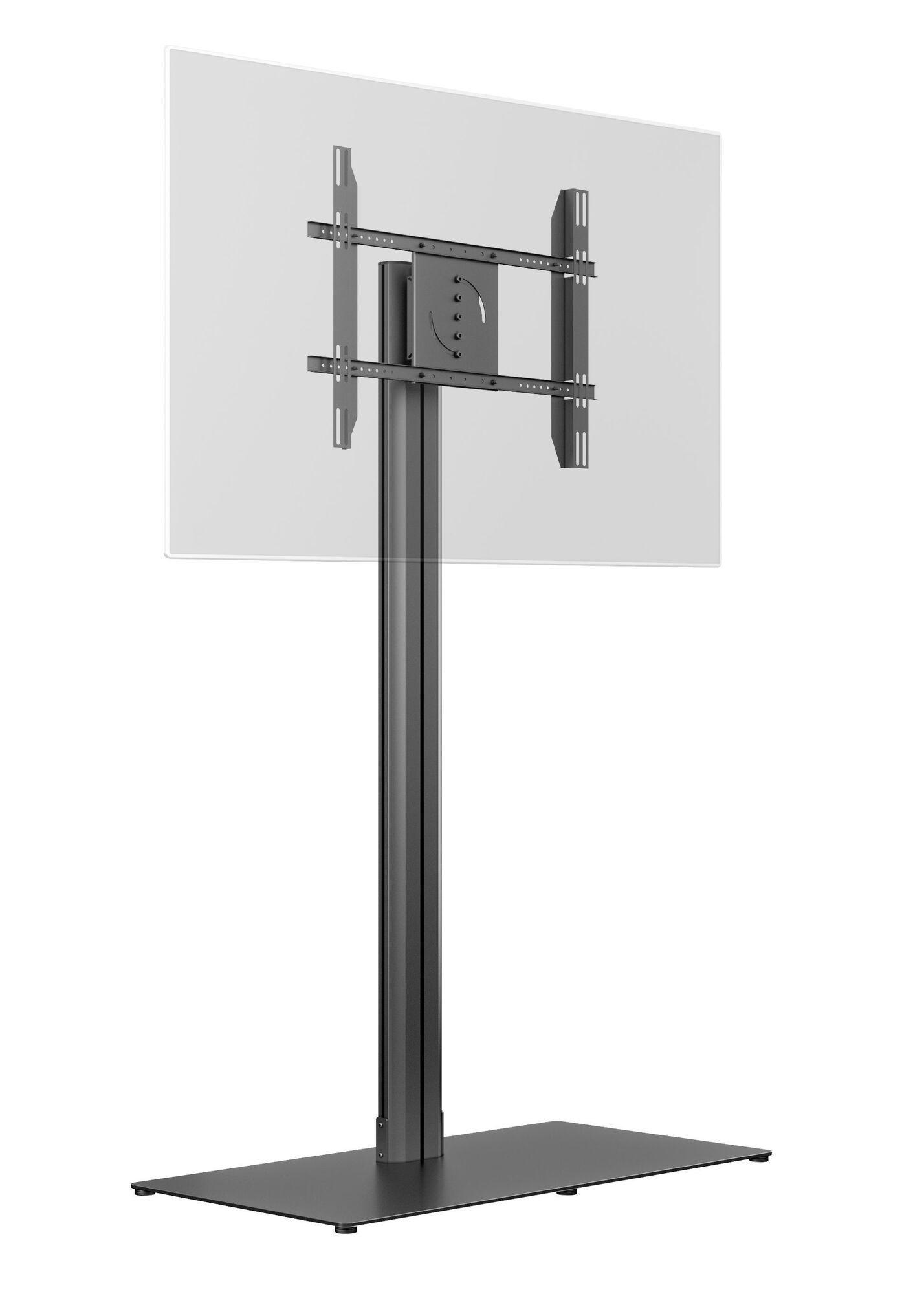 Public Display Stand 180 HD Single with Floorbase [zwart]
