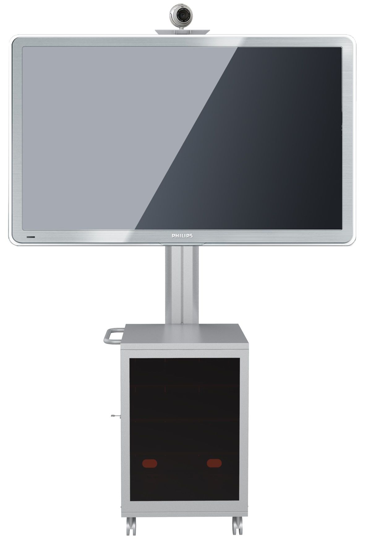 Public Display Stand 180 Single MediaBox4 [zilver]