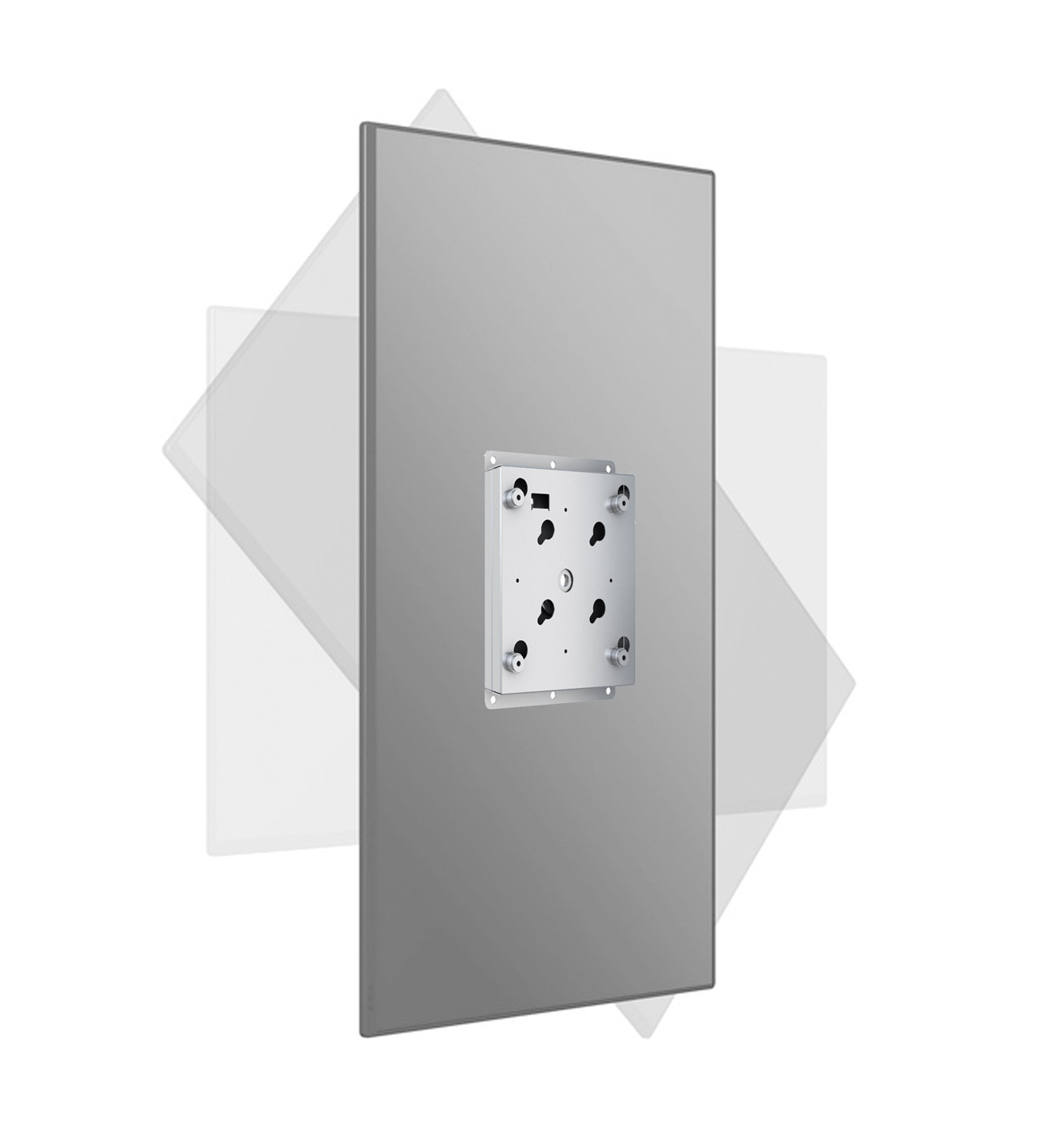 Muursteun VESA Wallmount Flip 100/200 [zilver]