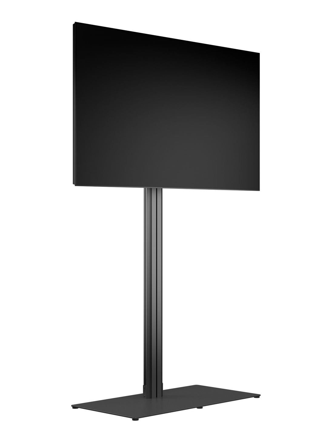 Public Display Stand 210 HD Single with Floorbase [zwart]