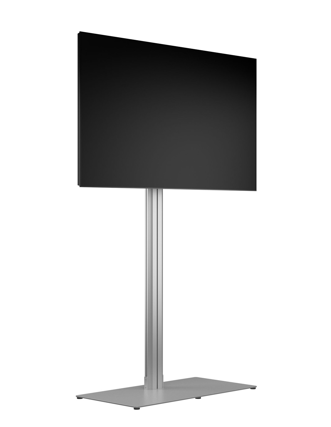 Public Display Stand 210 HD Single with Floorbase [zilver]