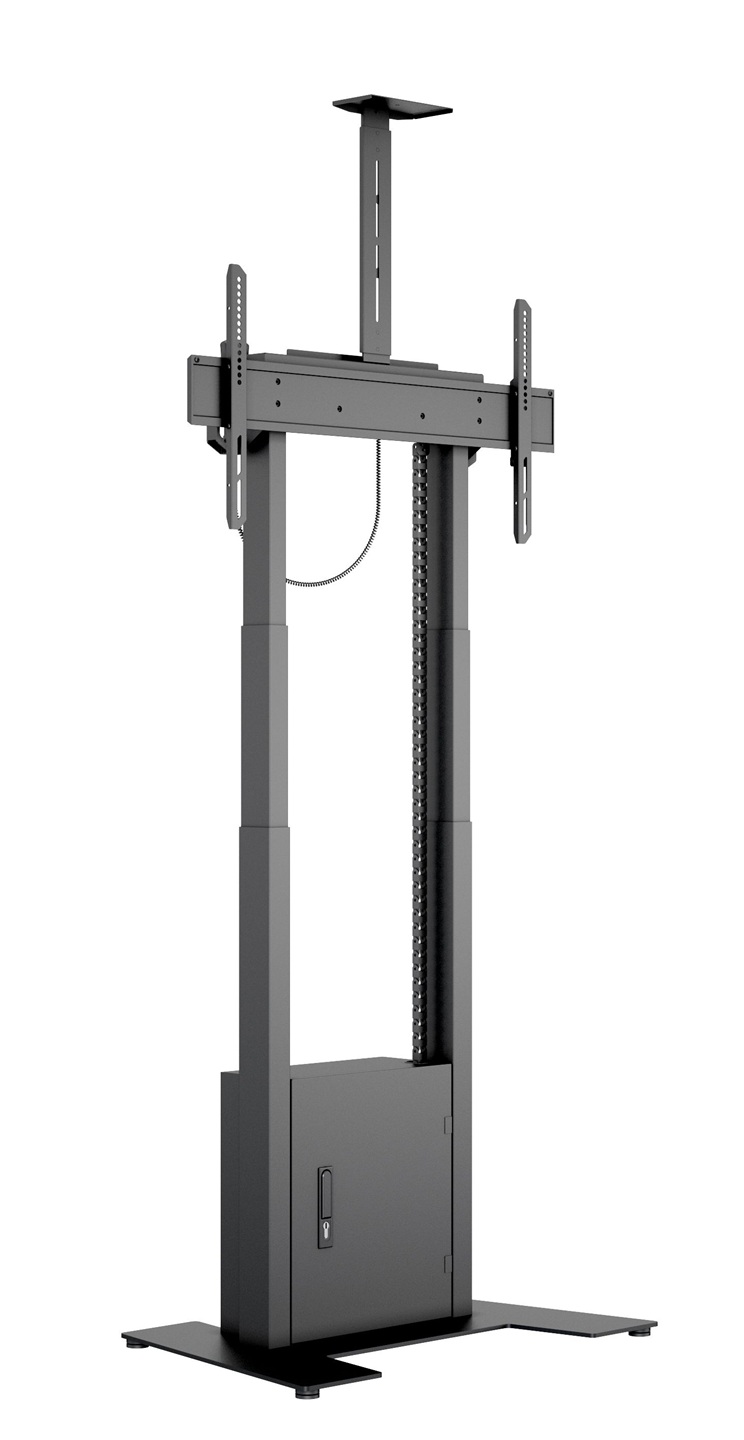 Motorized Floorbase Incl cabinet & camerashelf 120kg [zwart]