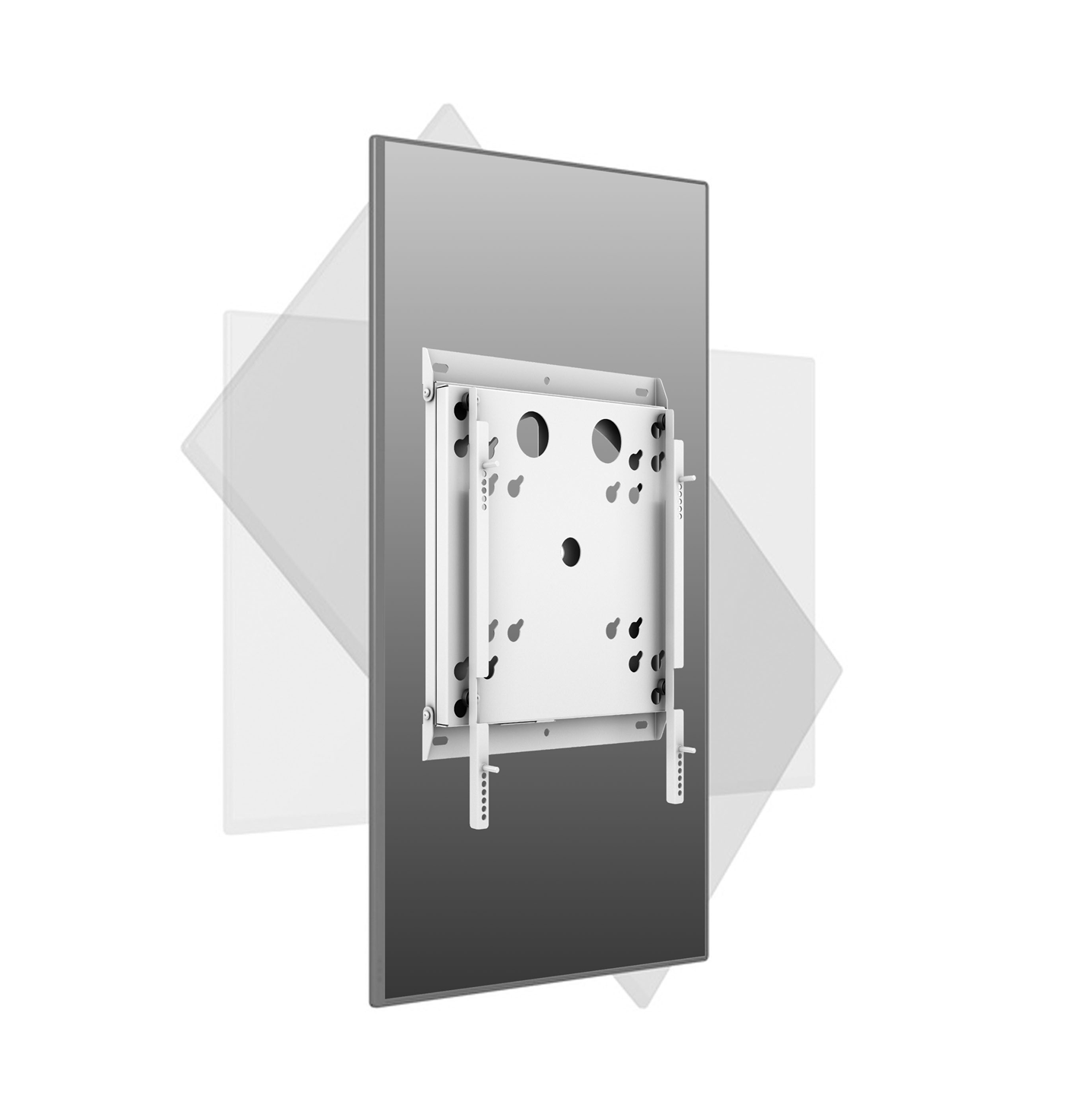 Muursteun VESA Wallmount Flip 200/300/400 [wit]