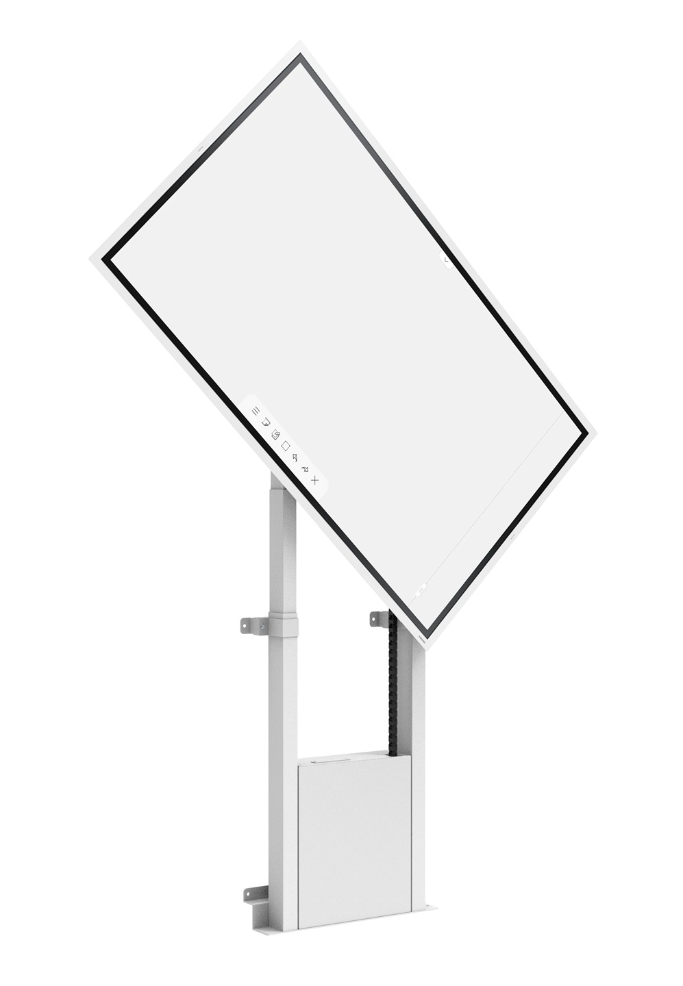 Motorized Floormount 120kg Flip [wit]