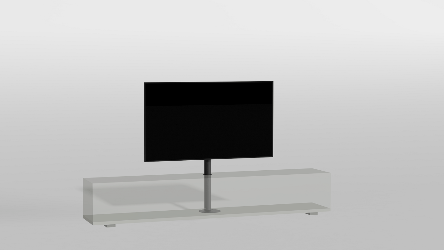 Standaard voor meubel MOUNT zwart 150 cm VESA 600x400