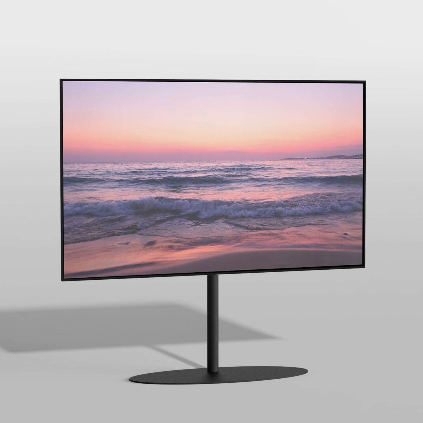 Vloerstandaard ORBIT zwart 120 cm VESA 100x100