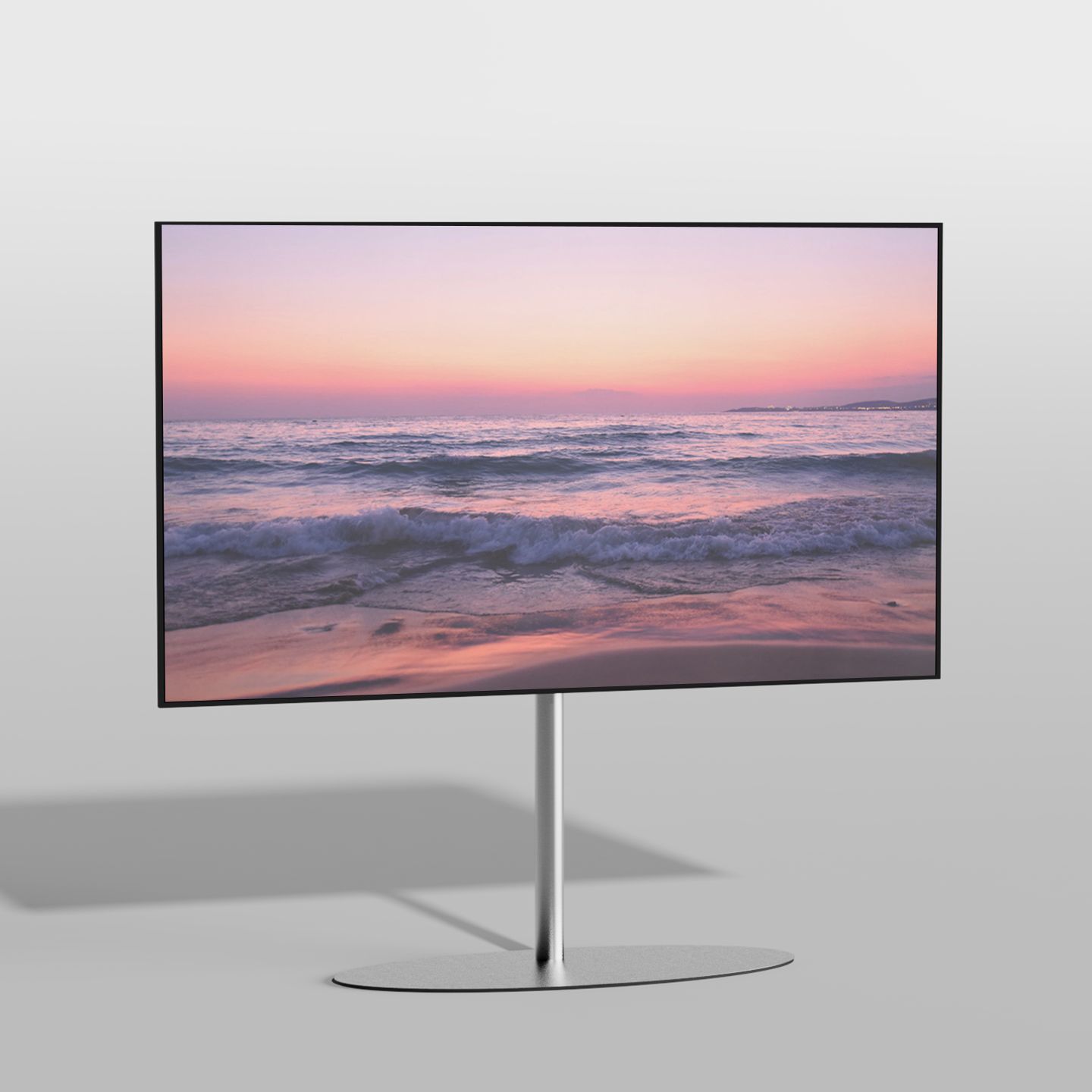 Vloerstandaard ORBIT rvs 120 cm VESA 100x100