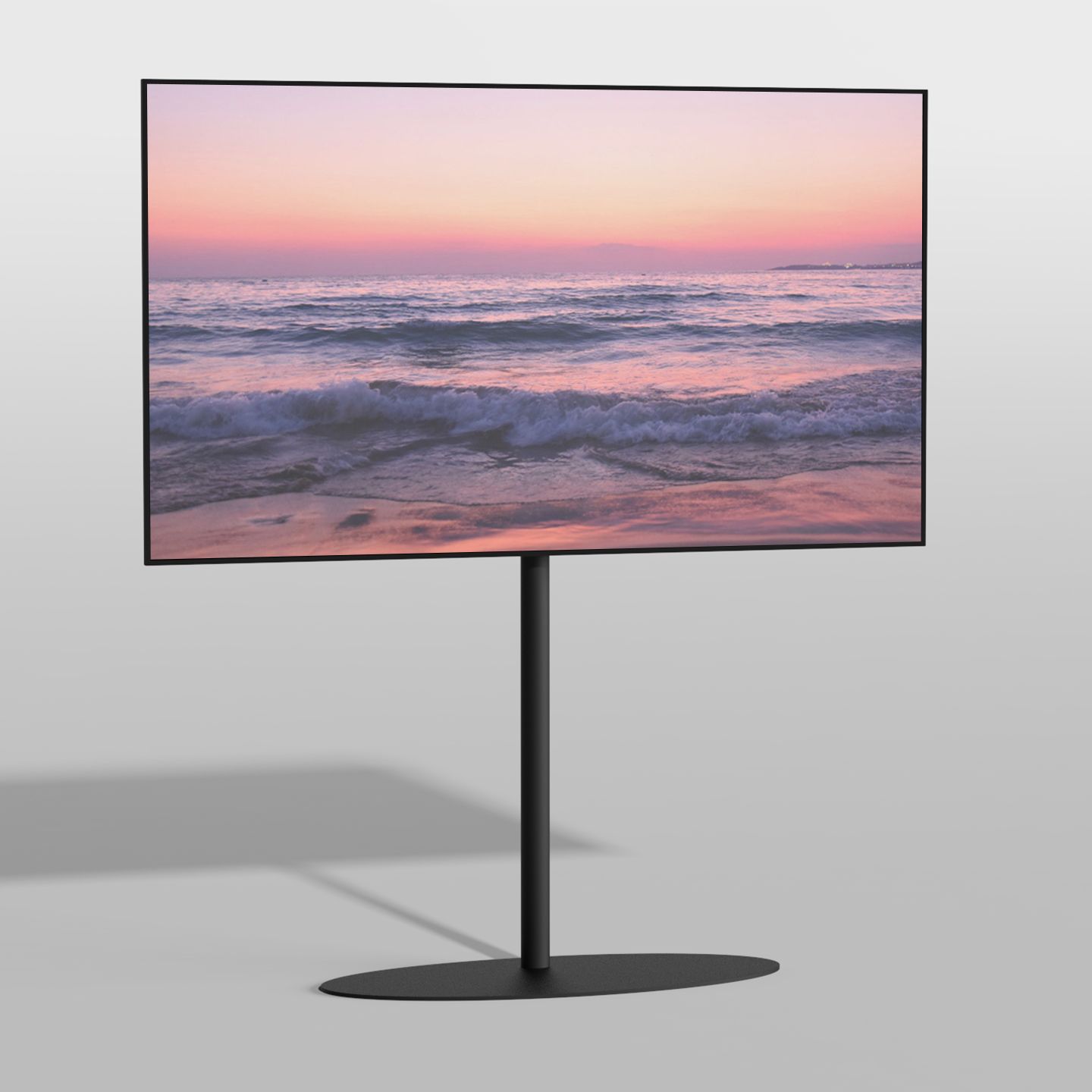 Vloerstandaard ORBIT zwart 150 cm VESA 100x100