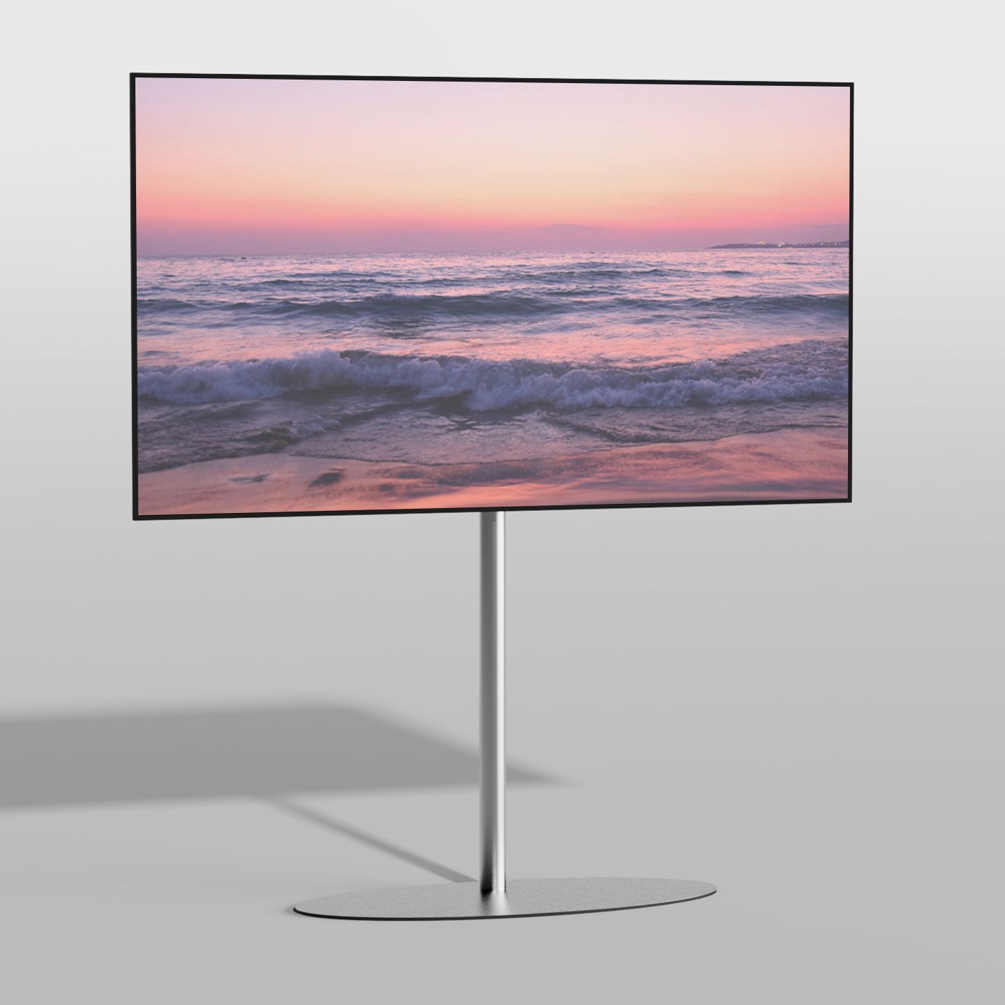 Vloerstandaard ORBIT rvs 150 cm VESA 100x100