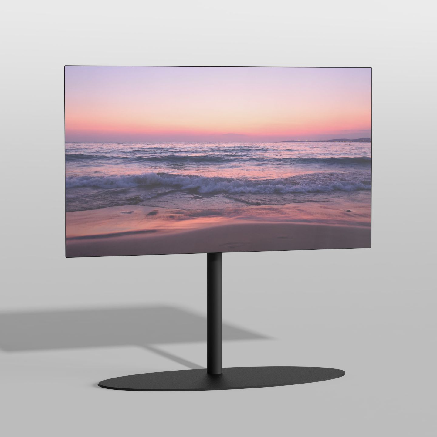 Vloerstandaard ORBIT zwart 80 cm VESA 100x100