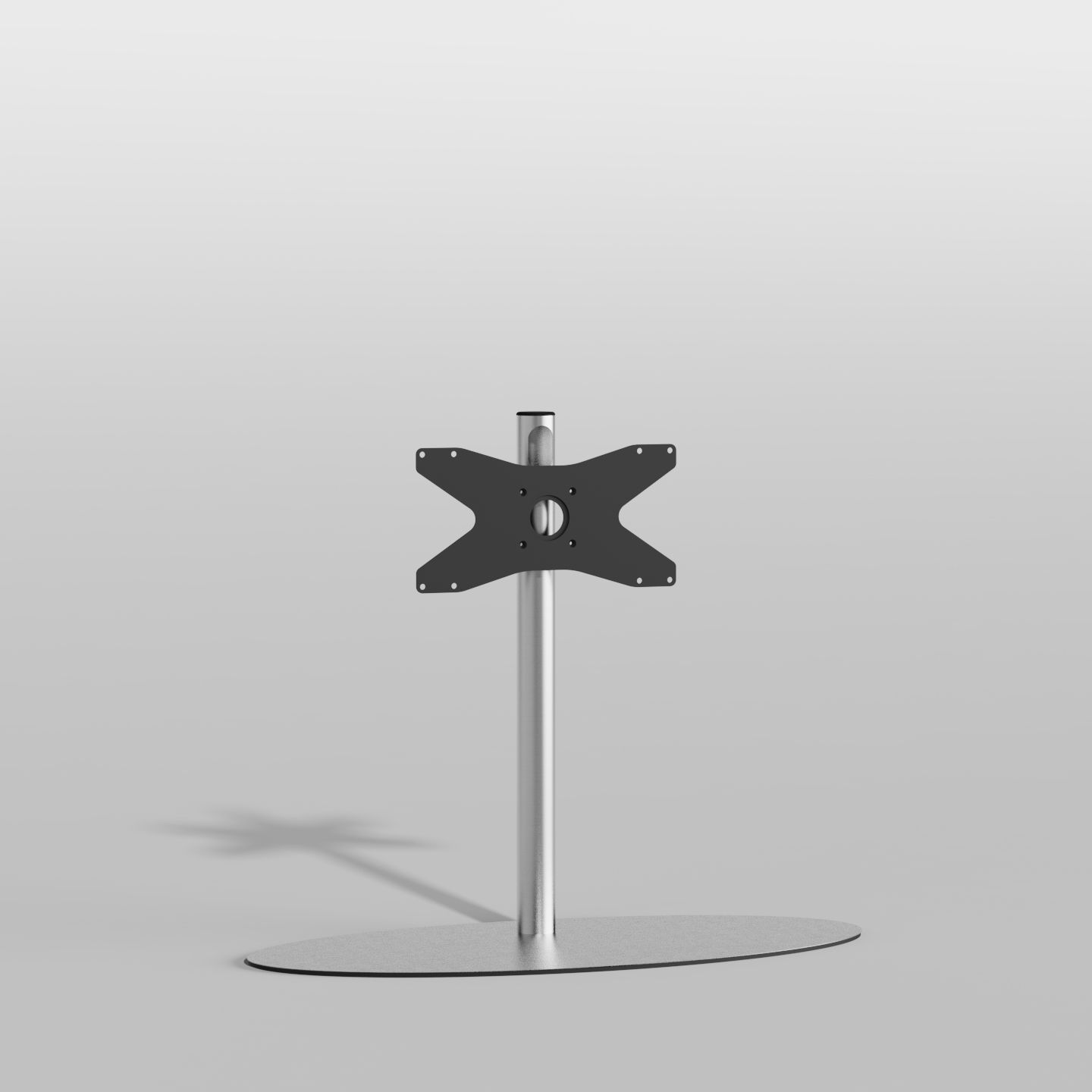 Vloerstandaard ORBIT rvs 80 cm VESA 400x200