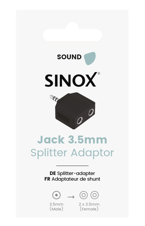 SOUND GO - Adapter 3,5mm/2x3,5mm [female]