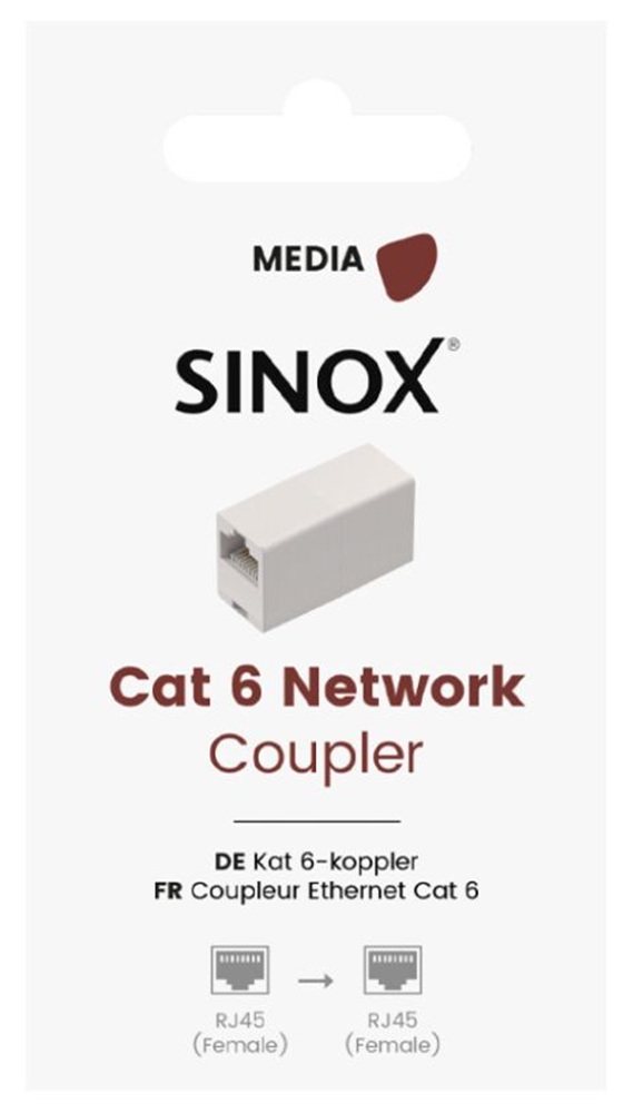 MEDIA GO - Koppelstuk 2x RJ45 [female]