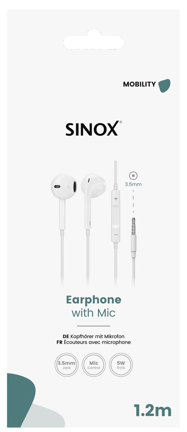 MOBILITY GO - In-Ear hoofdtelefoon met microfoon