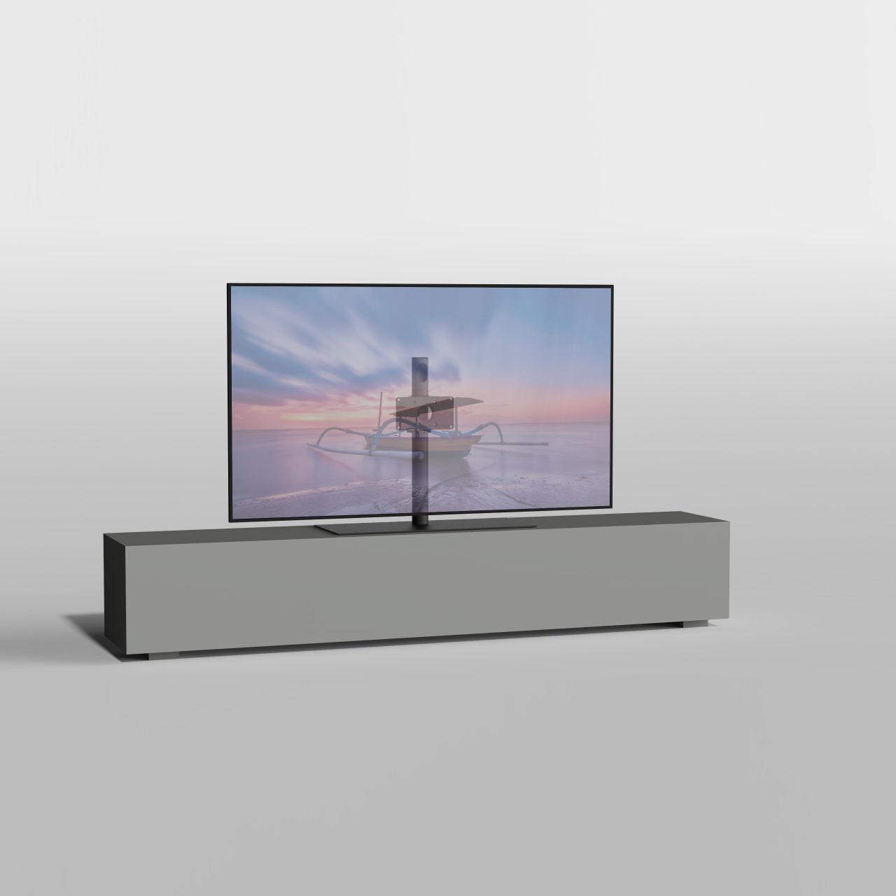 TV standaard SOLID zwart 60cm VESA 200x100