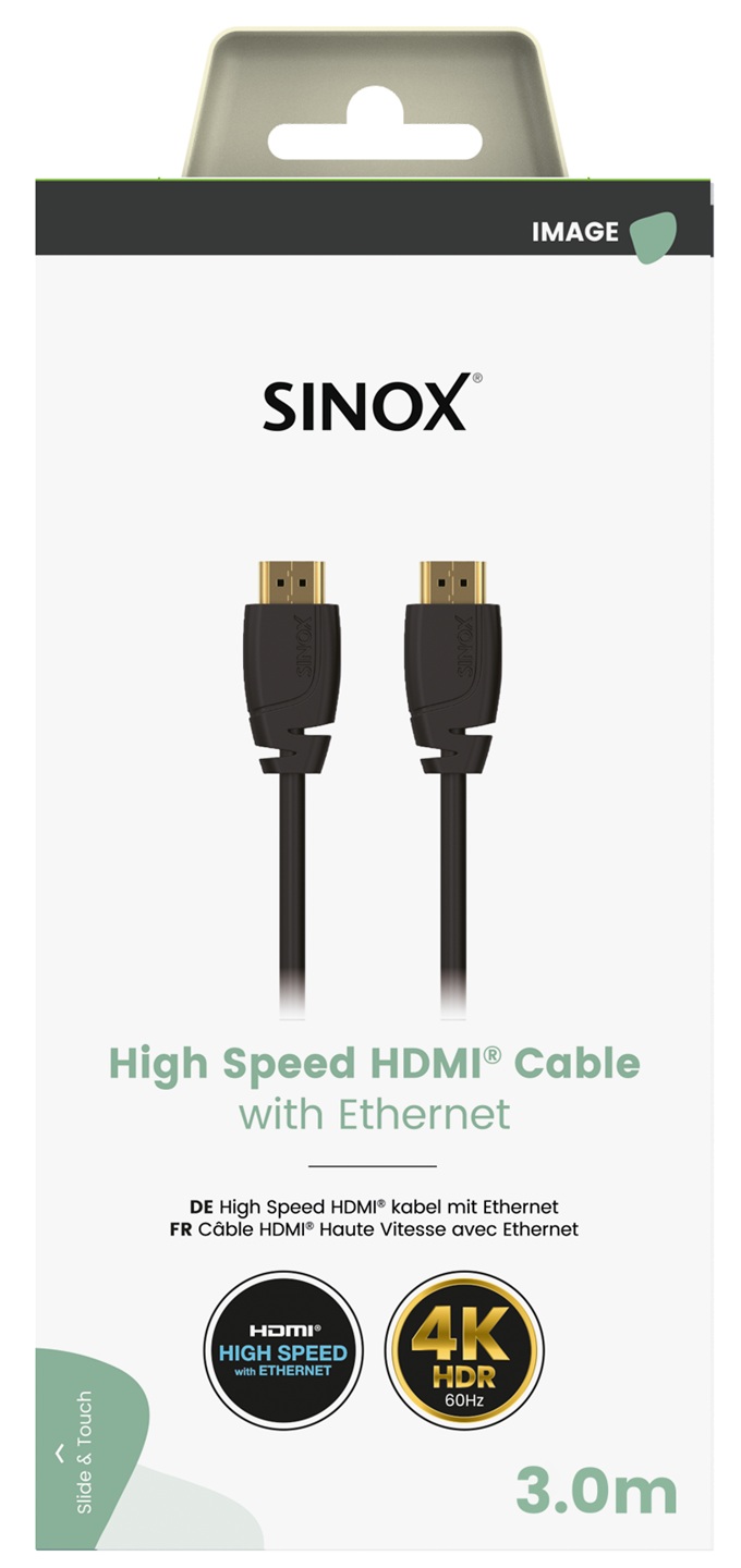 IMAGE SELECT - HDMI kabel V2.0b 4K/UHD 60 Hz 3 mtr.