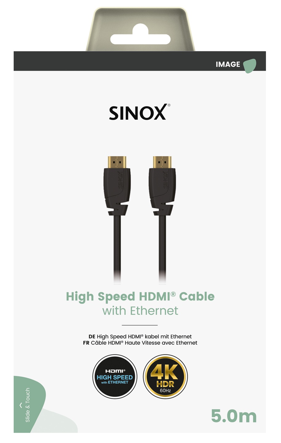 IMAGE SELECT - HDMI kabel V2.0b 4K/UHD 60 Hz 5 mtr.